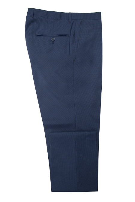 Мужской синий костюм из тонкой шерсти Meucci (Италия), арт. MI 2200191DR/11035 - фото. Цвет: Темно-синий. Купить в интернет-магазине https://shop.meucci.ru
