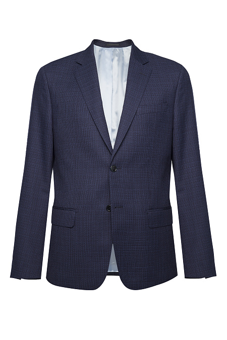 Мужской пиджак из тонкой шерсти темно-синий  Meucci (Италия), арт. MI 1200181DR/11715 - фото. Цвет: Темно-синий. Купить в интернет-магазине https://shop.meucci.ru
