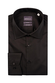 Рубашка черная с эффектом NON IRON  (SL 10224070/301010)