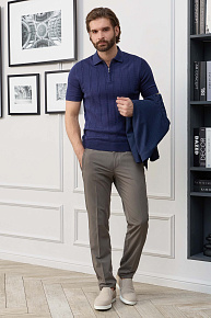 Брюки бежевые из ткани с охлаждающим эффектом  (SP-RD 7378 Beige)