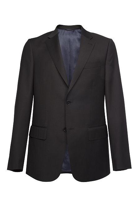 Мужской классический черный костюм из легкой шерсти  Meucci (Италия), арт. MI 2200191VB/8042 - фото. Цвет: Черный.